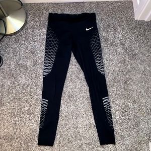 Black and Grey Nike leggings